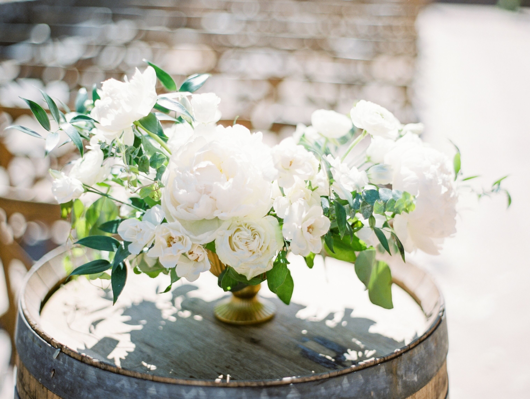 Flower arrangement by Heirbloom Floral